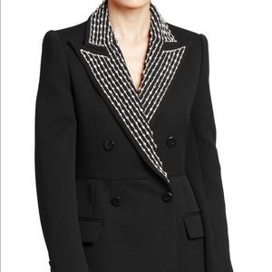 Givenchy Embellished Tailored Wool-Blend Jacket 6